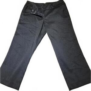 Maurices Womens textured capris  Black    Size 12